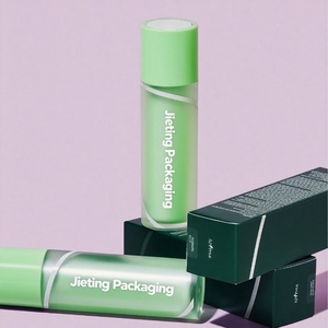 Customized Hot Selling Matte Frosted Colorful Hair Oil <b>Bottles</b> Cosmetic Airless Containers Airless <b>Pump</b> <b>Bottle</b> for Skincare - Product Image 1