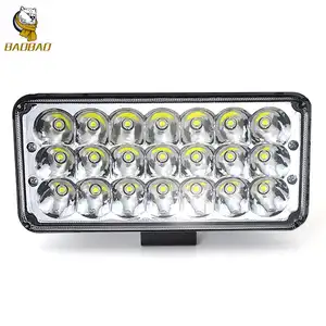 BAOBAO Manufacturer BB976 21LED 12V 80V 8 inch Strong Auxiliary Headlight Led Light For Motorcycle Car Luces Led Para Motos