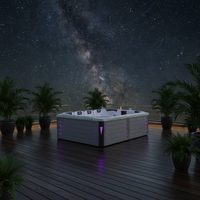 de haute qualité pour 12 personnes, extérieur de luxe, offre spéciale, spa rentable