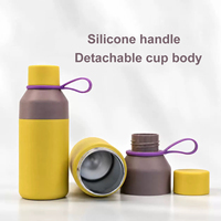 Conteneur isotherme portable 2-en-1 en acier inoxydable à large ouverture, étanche, pour crème glacée, idéal pour la randonnée, le camping et le maintien au frais en extérieur (OEM/ODM)