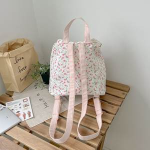 Sac à dos de voyage pour fille mignon de style japonais, floral, en gros, personnalisé, grande capacité, sac d'école pour étudiant - Product Image 6