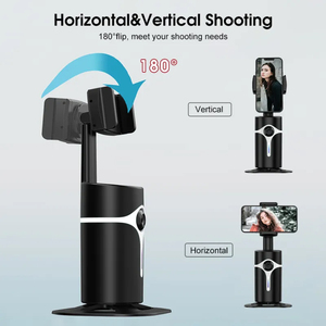 Tự Động Theo Dõi Thông Minh Chụp Người Giữ Điện Thoại 360 Độ Xoay Có Thể Điều Chỉnh Đứng Linh Hoạt Trong Nhà & Ngoài Trời Sử Dụng Tương Thích Iphones - Product Image 4