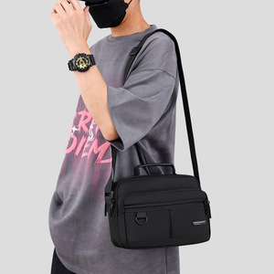 Fashion <b>Men</b> Casual Business Shoulder Pack Adjustable Straps Lightweight Travel <b>Satchel</b> Single Shoulder Messenger Cross Body <b>Bag</b> - Product Image 6