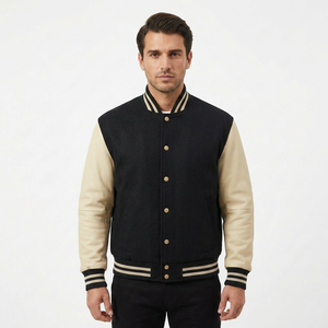 Vestes universitaires pour hommes de haute qualité en promotion – Personnalisables, imperméables, respirantes, doublées de laine, à manches longues pour l'extérieur - Product Image 1