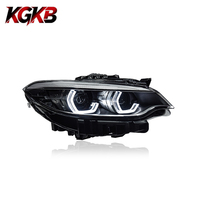 Ensemble de phares LED KGKB pour BMW Série 2 F22 F23 218i 220i 228i 2014-2021, projecteur à double faisceau, double couleur DRL, Plug & Play