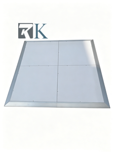 Plancher de danse de qualité supérieure pour fêtes, mariages et événements, avec bordure en aluminium blanc - Product Image 2