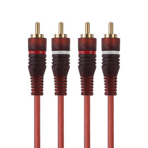 Cables RCA 2RCA a 2RCA, Cable de Audio y Video Macho a Macho con Cubierta de PVC Blindada para Uso de Audio y Video - Product Image 2