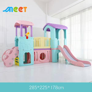 MT-MHT001 Toboggan multifonctionnel pour enfants avec panier de basket et fonctions d'escalade - Product Image 4
