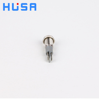 HUSA 8mm 10mm Gewölbte 12-Volt IP67 Wasserdichte Metall-Kontrollleuchte Edelstahl 24V Mini-LED-Signallampe