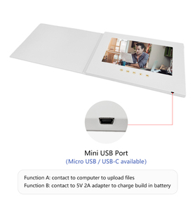 Nhà máy trực tiếp bán hàng quảng cáo <span class=keywords><strong>video</strong></span> Brochure Player thiệp chúc mừng <span class=keywords><strong>10</strong></span> <span class=keywords><strong>inch</strong></span> <span class=keywords><strong>LCD</strong></span> tập sách kinh doanh Brochure đám cưới <span class=keywords><strong>video</strong></span> cuốn sách - Product Image 4