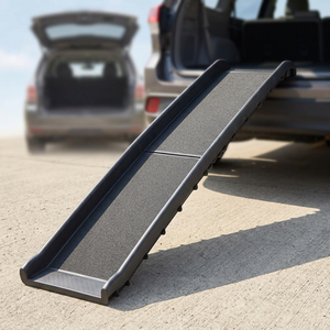Rampa Plegable Portátil y Ajustable para Mascotas, Antideslizante, Ligera, de Aluminio y Plástico PP, para Perros, Marca STELLAR PATH - Product Image 3