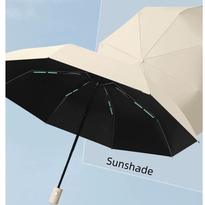 Paraguas Promocional Automático con Diseño de 3 Pliegues, Impresión de Logotipo Personalizado Aceptada, Paraguas Resistente al Viento para Publicidad y Regalos - Product Image 4