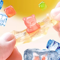 Caramelos de Goma con Forma de Oso 3D, Multicolores, Sabor Dulce, Venta al por Mayor Directa de Fábrica, Etiqueta Privada OEM, Exportador