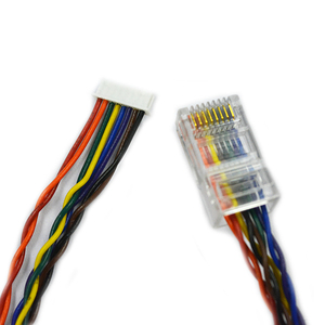 Awg26 Dây Nịt Dây Điện Với <span class=keywords><strong>Rj45</strong></span> <span class=keywords><strong>8P8C</strong></span> Dây Lắp Ráp Cáp MX1.25-1 * 8P Har Dây Jst XH ZH VH - Product Image 4