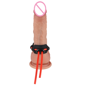 Sarung <span class=keywords><strong>Penis</strong></span> Silikon yang Dapat Disesuaikan, Cincin <span class=keywords><strong>Penis</strong></span> Karet untuk Merangsang Pria - Product Image 5