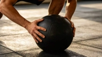 Balón Medicinal Suave Premium, Balón de Pared Antideslizante con Costuras Reforzadas, Balón de Impacto con Peso de Cuero para CrossFit
