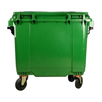 Bote De Basura Tacho De Basura 660L Poubelle Grande poubelle de recyclage en plastique