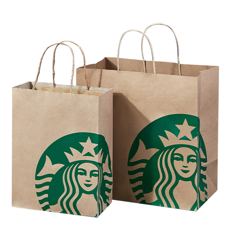 Customized Logo Printed Bolsas De Ppapel Kraft Shopping Paper Bag With Handle