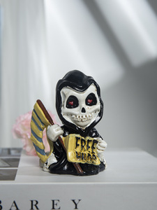 Transfronterizo explosivo Halloween Reaper muerte estatua fantasma jardín decoración artes y artesanías decoración de resina - Product Image 4