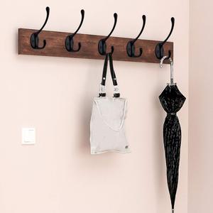 Ganchos de pared resistentes para abrigos, perchas retro de doble punta para sombreros y accesorios, con 2 tornillos - Product Image 6
