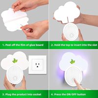 Saijzek Nuevo Paquete de 2 Trampas Eléctricas para Moscas de Interior, Mata Mosquitos, Trampa de Luz para Insectos, Moscas, Mosquitos, Polillas, No Tóxico, Ecológico