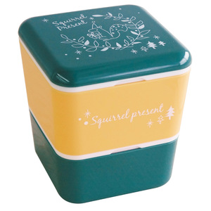 Japanese Style Double Layer Bento <b>Box</b> Square <b>Plastic</b> Microwaveable Lunch <b>Box</b> For Children Student Use - Product Image 3