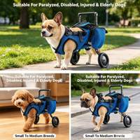 Fauteuil roulant réglable pour chien, chariot de mobilité pour pattes arrière, pour chiens handicapés, âgés ou en réadaptation post-chirurgicale
