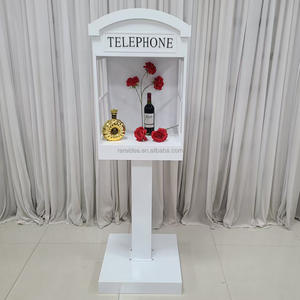 Eventos DE BODA Venta <span class=keywords><strong>Londres</strong></span> Teléfono Fotomatón Estilo Boda Telón de fondo Soporte Cabine Telephonique Decoración Mariage - Product Image 4