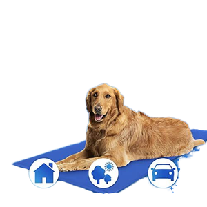 Waschbare Wasserdichte Umweltfreundliche Langlebige Sommer-Kühlgel-Haustiermatte Weiches PVC und Nylon mit Tiermuster für Katzen und Hunde - Product Image 5