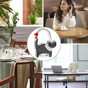 Tendencia 2026 Gancho Plegable para Bolso con Diseño <span class=keywords><strong>de</strong></span> Mariposa, Soporte Metálico Portátil para Colgar Bolsos <span class=keywords><strong>en</strong></span> Mesa, Gancho para Borde <span class=keywords><strong>de</strong></span> Mesa, Recuerdo <span class=keywords><strong>de</strong></span> Fiesta - Product Image 6