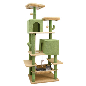 Árvore para Gatos de Sisal Curto e Peludo, Venda Quente, Personalização Direta de Fábrica, Produtos Modernos para Animais de Estimação, Brinquedo para Gatos, Estrutura para Escalar - Product Image 3