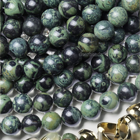 Perles rondes en pyrite bleu ciel naturelles de 12 mm pour la fabrication de bijoux, provenant de la manufacture Cn/gua, perles d'agate naturelles en vrac