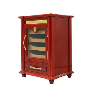Custom High Quality Cigar Cigar Display Cabinet Luxury Cigar Cabinet Humidor For Dubai