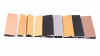 Profilés Métalliques en Aluminium pour Cadres Photo et Miroirs, Largeur 20mm-40mm, Or, Noir, Argent, pour LED, Peinture Murale, Durables et Élégants