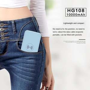 Chargeurs portables sans fil en caoutchouc souple à double port USB - Product Image 6