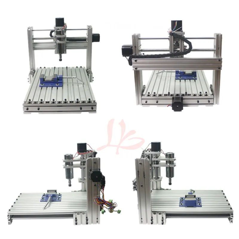 Cnc máquina de fresagem diy, 3 4 eixos 3040 cnc roteador dc eixo 400w