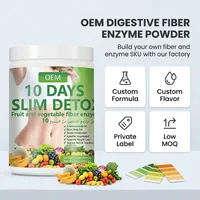 Poudre d'enzymes de fibres de fruits et légumes 300g – Soutien digestif et intestinal – Complément alimentaire