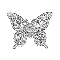 Fustelle a Forma di Farfalla per Creazione di Biglietti, Taglierina in Metallo per Scrapbooking, Stampo per Punzonatura