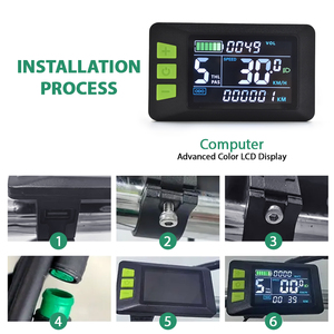 P3c LCD hiển thị điện tử đi xe đạp máy tính công tơ mét Đo Dặm Phụ Kiện Xe đạp điện có dây cho xe đạp đường/xe đạp leo núi - Product Image 4