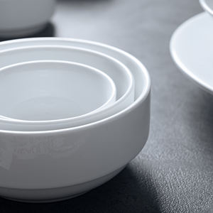 مجموعة أواني طعام بورسلين بيطو-مجموعة أطباق بيضاء بالجملة مجموعة أواني طعام بورسلين - Product Image 5