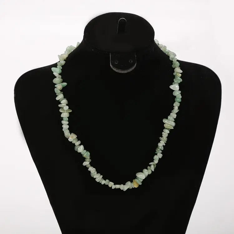 2024 Schlussverkauf Naturstein-Halsband handgefertigte perlenfarbene Halskette Mode-Damen-Halsband Schmuck