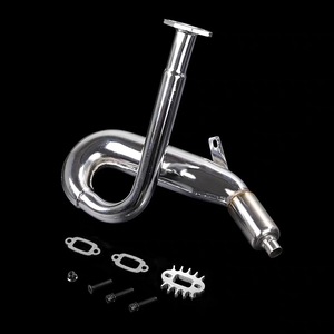 Tubo de Escape con Silenciador para Auto RC a Gasolina 1/5 Hpi km Rovan Rc Baja 5b 853072 - Product Image 1