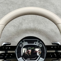 Volant en cuir blanc personnalisé pour Mercedes-Benz AMG W176 W211 W212 W205 W204 A180 A200 B180 B200 GLA GLC GLB GLE