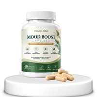 Capsules de stimulation de l'humeur en marque privée, soulagement du stress, soutien à l'équilibre de l'humeur, fabrication OEM ODM