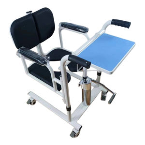 Yüksek Kaliteli Hasta Transfer Sandalyesi Yüksekliği Ayarlanabilir Hasta Yaşlı Bakım Sandalyesi Engelli Yaşlı Transfer Sandalyesi Tuvaletli - Product Image 3