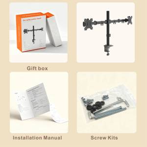 Hot bán có thể điều chỉnh 15 "-32" Màn hình đôi màn hình kép Arms bàn núi - Product Image 6