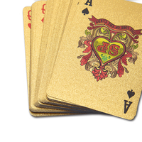 Impression de logo personnalisée, classique, écologique, durable, 54 cartes de poker recyclables, cartes à jouer en PVC de luxe, poker recto verso