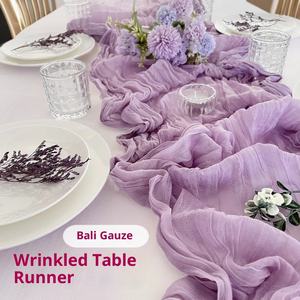 <span class=keywords><strong>Chemin</strong></span> <span class=keywords><strong>de</strong></span> <span class=keywords><strong>table</strong></span> en crêpe personnalisé, fil <span class=keywords><strong>de</strong></span> Bali, décoration <span class=keywords><strong>de</strong></span> fête <span class=keywords><strong>de</strong></span> <span class=keywords><strong>mariage</strong></span>, <span class=keywords><strong>mariage</strong></span> européen américain, <span class=keywords><strong>chemin</strong></span> <span class=keywords><strong>de</strong></span> <span class=keywords><strong>table</strong></span> <span class=keywords><strong>de</strong></span> banquet d'hôtel - Product Image 2