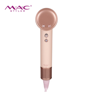 Фен For Styler Rose <span class=keywords><strong>Gold</strong></span> Salon Hotel, 1600 Вт, высокоскоростной, ионный, с двигателем постоянного тока, 3 режима скорости, 3 температурных режима, 1 холодный обдув, элегантный подарок, люкс - Product Image 2