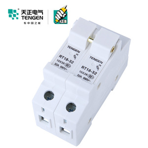 Tengen Rt18-32ฟิวส์2P ฐาน10x38มม. 32A 690V ~ ตัวยึดฟิวส์แรงดันต่ำ - Product Image 3